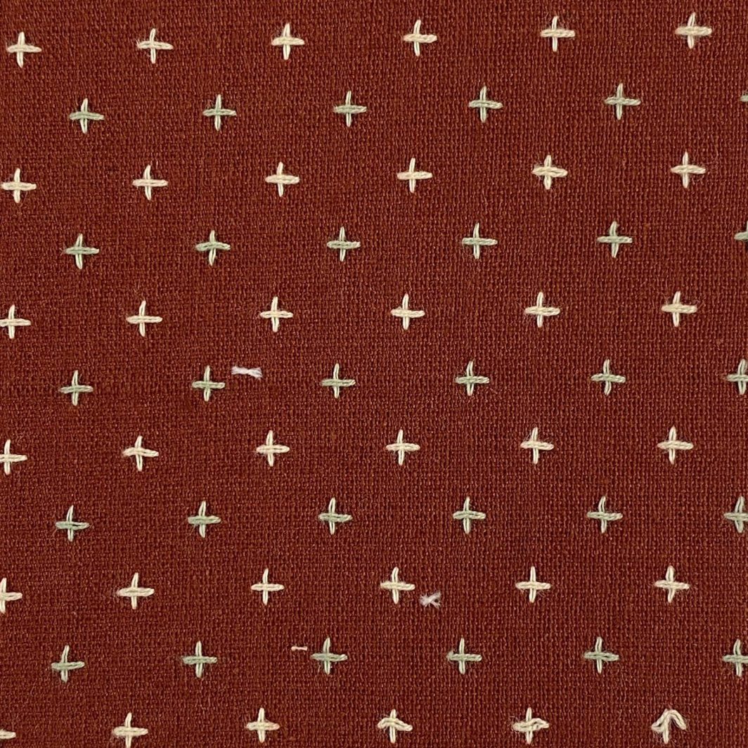 Diamond Textiles: Nikko Geo in Barn Red