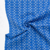 Fine and Dandy: Basket Weave in Bright Blue