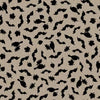 Pumpkin Grove: Bats & Crows in Tan and Black