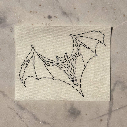 Mending + Embellishment Transfer: Batbat