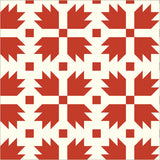 Perfect Points II: Bear Paw in Red