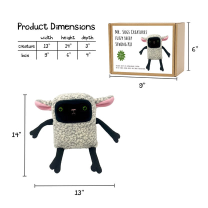 Mr. Sogs Creatures Sewing Kits - Multiple Styles