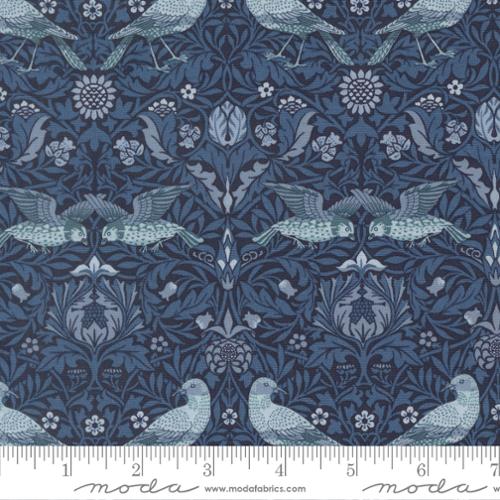 Morris Muse: Birds Damask in Twilight