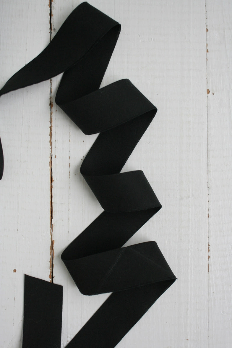 Black Solid Quilt Binding By the Yard