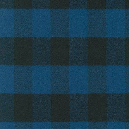 Mammoth Flannel: Blue Tall Buffalo Check