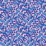 Berries & Blossoms: Blueberry Bush in Pink