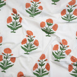 Indian Block Prints: Boho Floral in Sienna