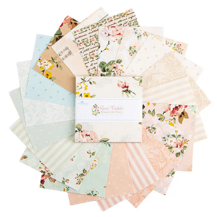 Rose & Violet's Bouquet des Fleurs 5-inch Stacker (Charm Pack)