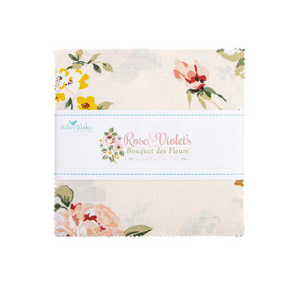 Rose & Violet's Bouquet des Fleurs 5-inch Stacker (Charm Pack)