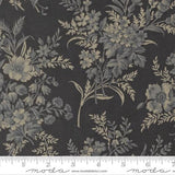 Breathtaking Blues Mochi Linen Canvas: Bouquets in Midnight