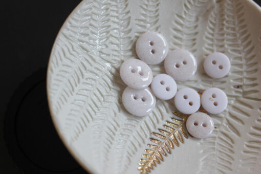 Lise Tailor Glitter 12mm Buttons - Multiple Colors