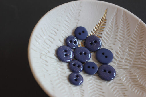 Lise Tailor Glitter 12mm Buttons - Multiple Colors