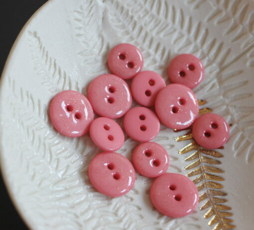 Lise Tailor Glitter 12mm Buttons - Multiple Colors