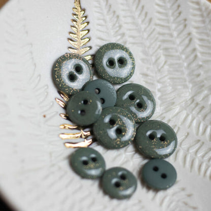 Lise Tailor Glitter 12mm Buttons - Multiple Colors