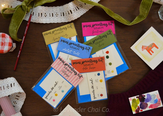 Lavender Chai Co. - 12 Days of Mini Painting Kits Gift Set