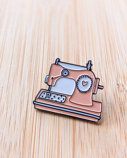 Pink Sewing Machine - Enamel Pin