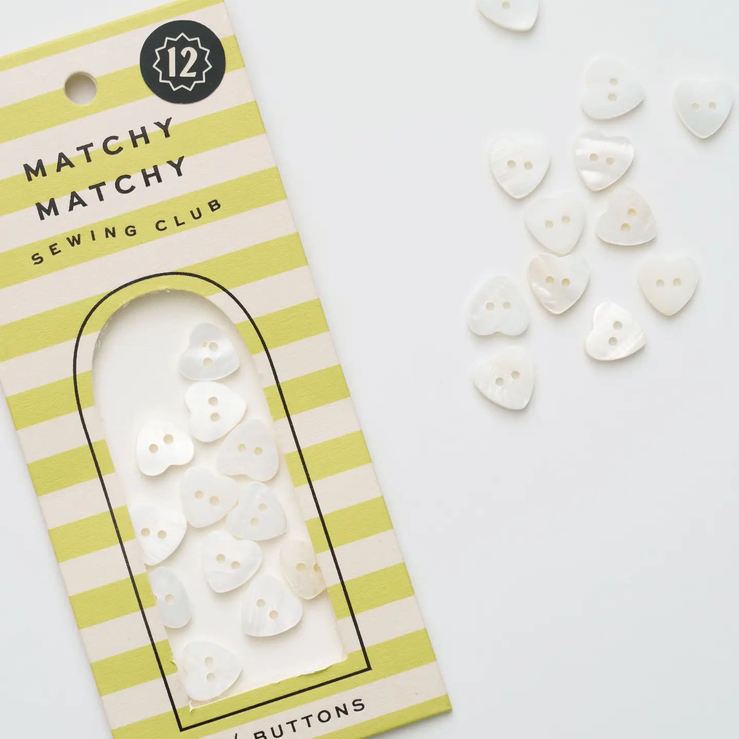 1/2" Cute Buttons in Multiple Styles