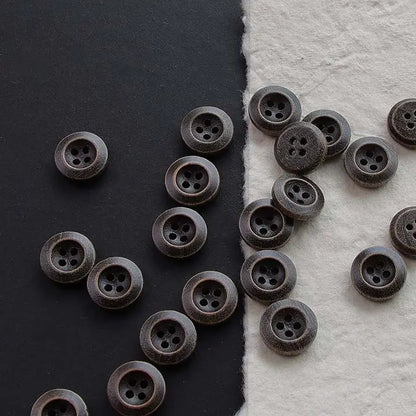 Vintage Style Buttons (12-15mm), Pack of 10 - Multiple Varieties