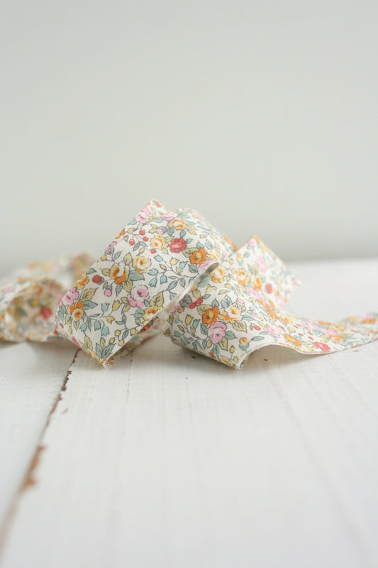 2.5 " Bias Quilt Binding: Precut, 8 Yards in Boho Summer Floral