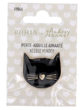 Black Cat: Needle Minder by Bohin x Audrey Jeanne