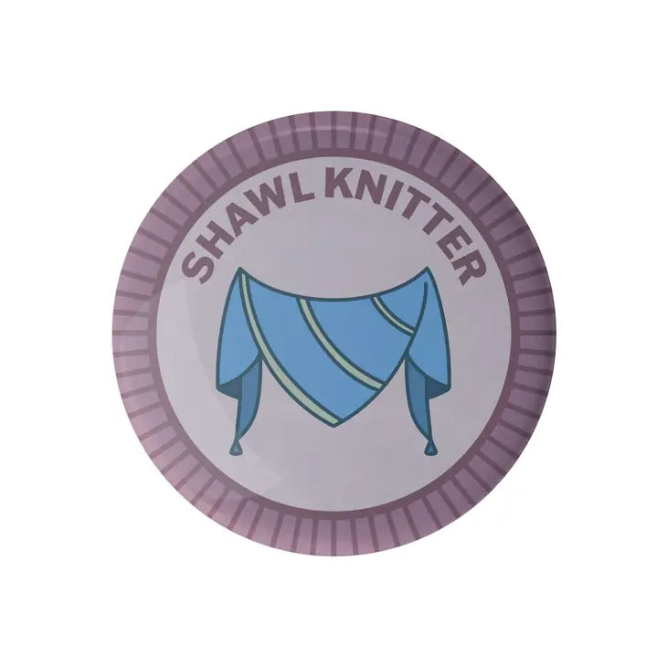 Shawl Knitter Knitting Merit Badge