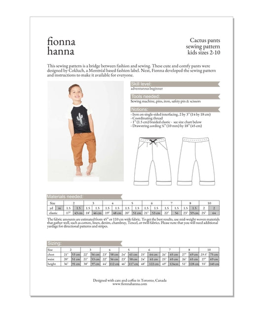 Cactus Pants - Fionna Hanna x Cokluch