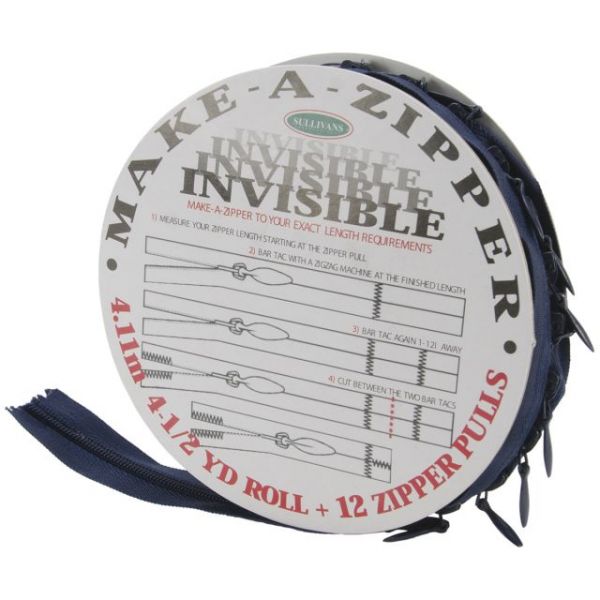 Invisible Zipper by the Yard- 4.5 Yards