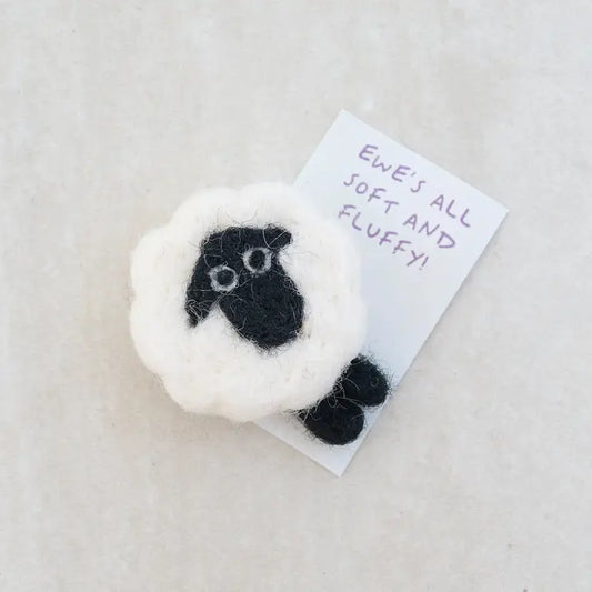 Ewe's Woolly Lovely - Felt Sheep in a Matchbox