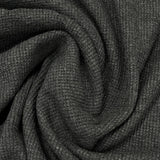 Organic Cotton Waffle Knit in Charcoal Mix