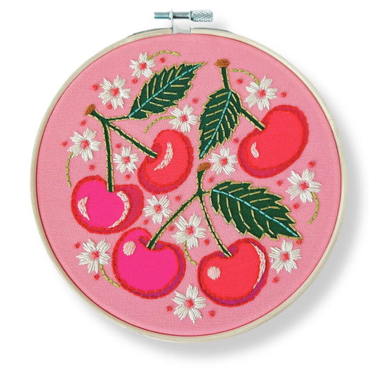 Embroidery Kit: Cherries