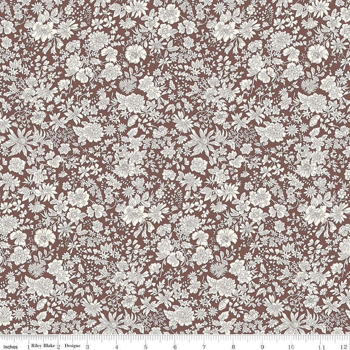 Liberty Fabrics: Emily Belle in Chocolate
