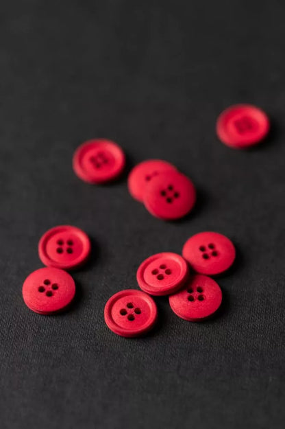 Cotton Button 11mm - Multiple Colors