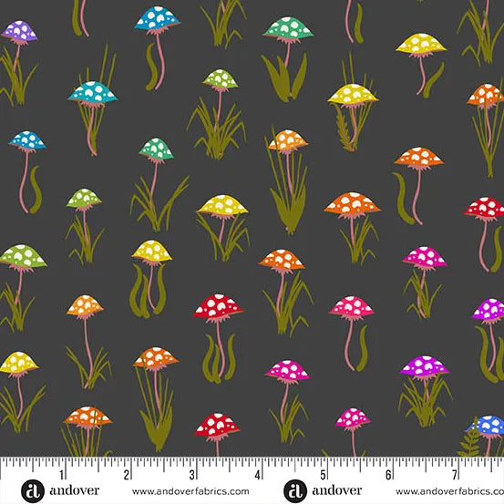 Color Wheel: Mushroom Parade in Night