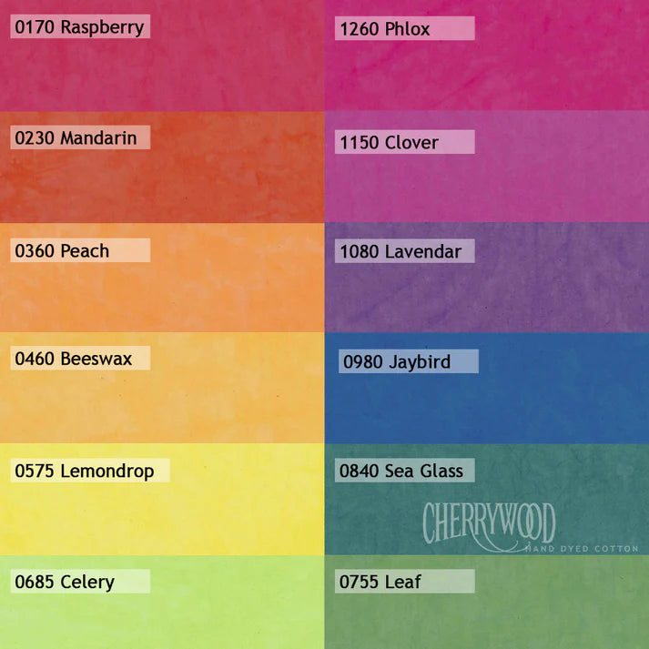 Cherrywood Fabrics 12-Step FQ Bundles