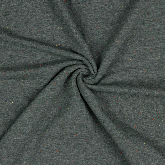 Cozy Colours: Sweat Slub Knit in Grey Melange
