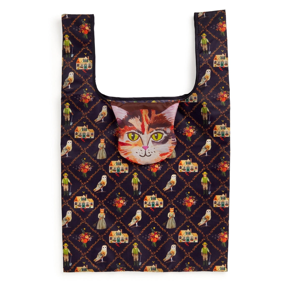 Cottage Cats Reusable Tote