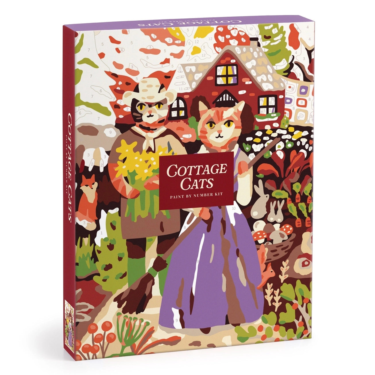 Cottage Cats Paint by Number Kit