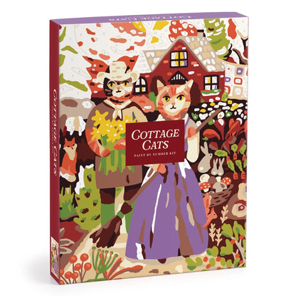Cottage Cats Paint by Number Kit