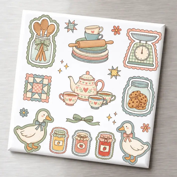 Square Magnets from Magnet Moments Co. (Multiple Designs)