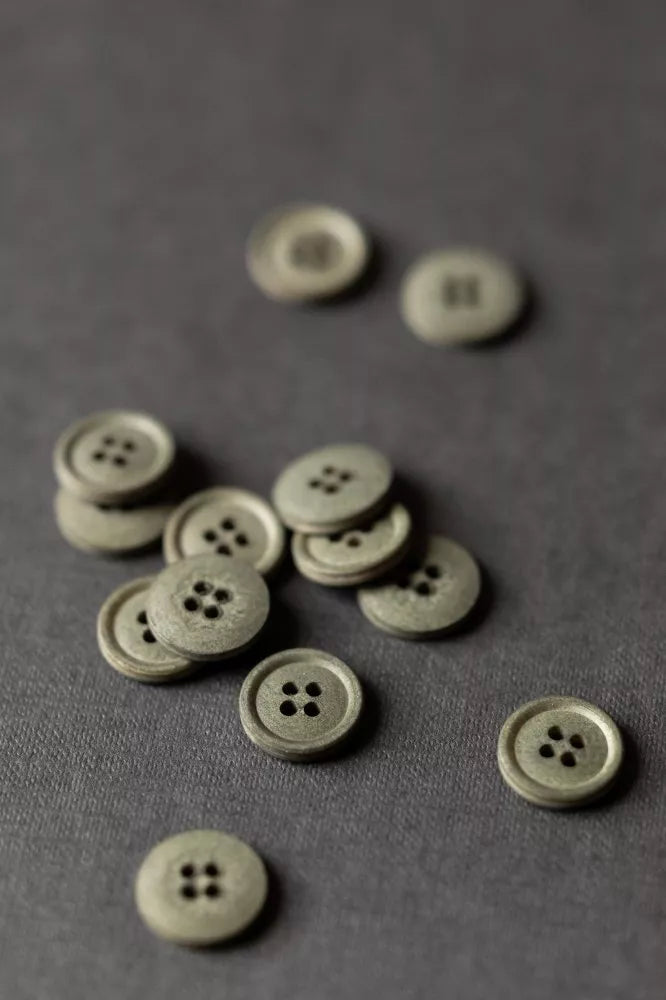 Cotton Button 15mm - Knapsack