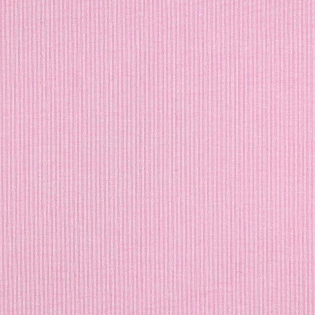 Cotton Seersucker: Yarn Dyed Stripes in Pink