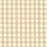 Cotton Dobby Gingham in Beige