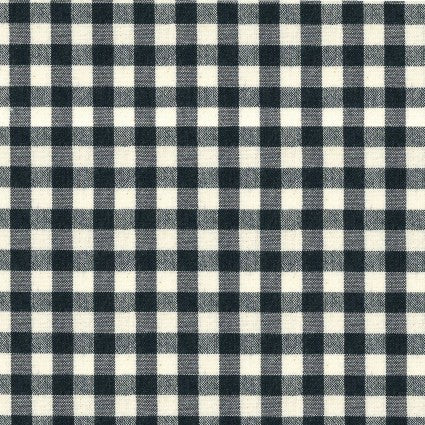 Cotton Dobby Gingham in Ink