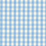 Cotton Dobby Gingham in Sky