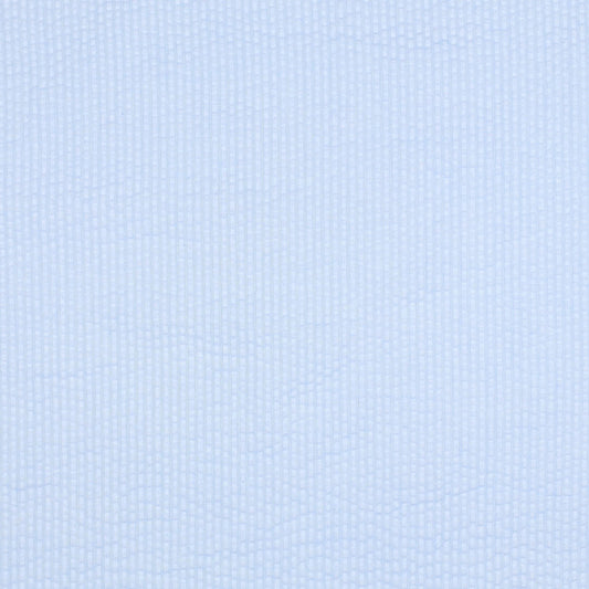 Cotton Seersucker: Yarn Dyed Stripes in Blue