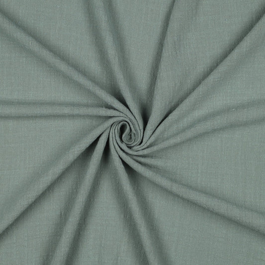 Cotton Slub Washed in Old Green