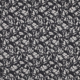 Cotton Voile Floral Print in Black