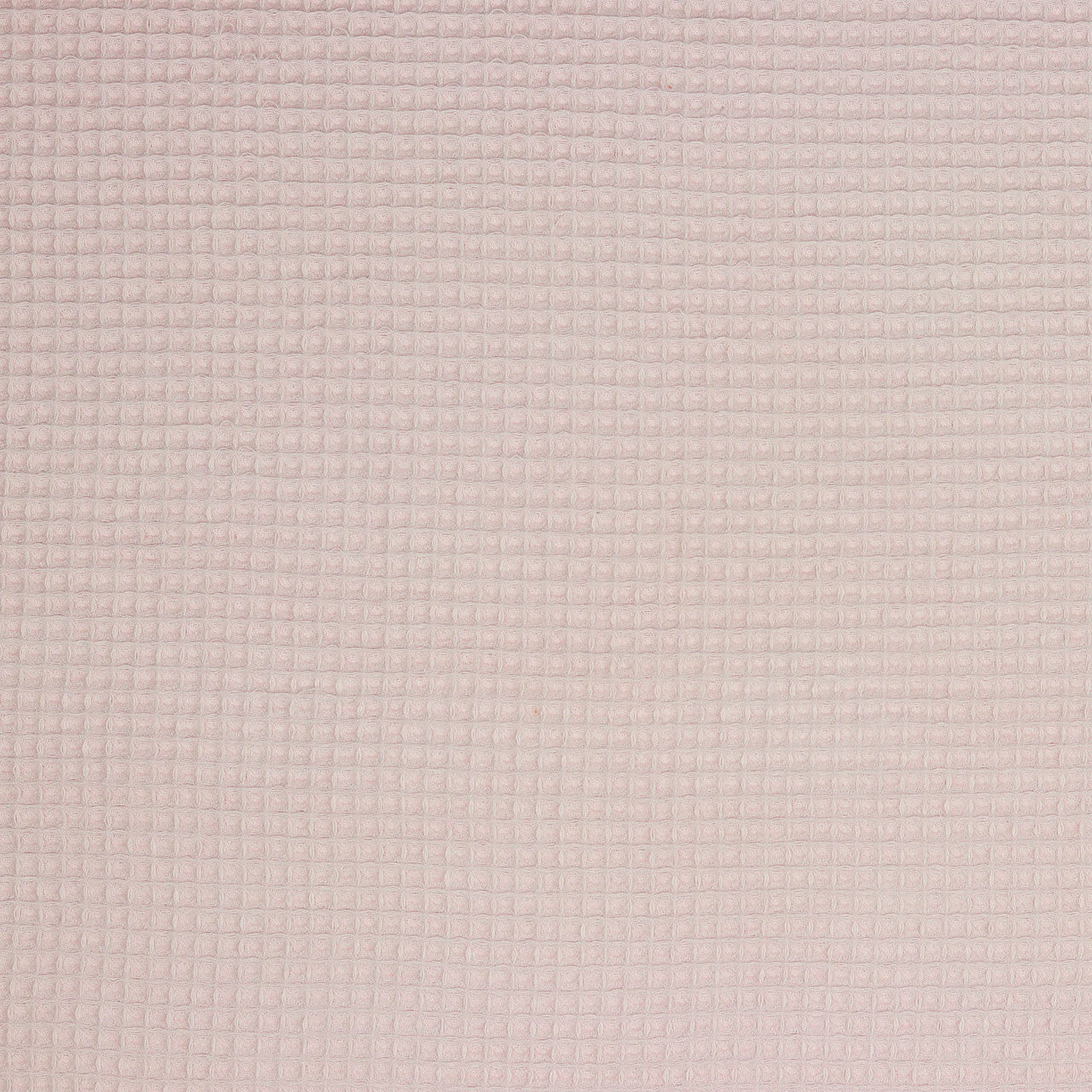 Cotton Waffle in Bleached Rose