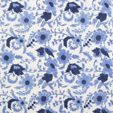 Indian Block Prints: Country Floral in Blue