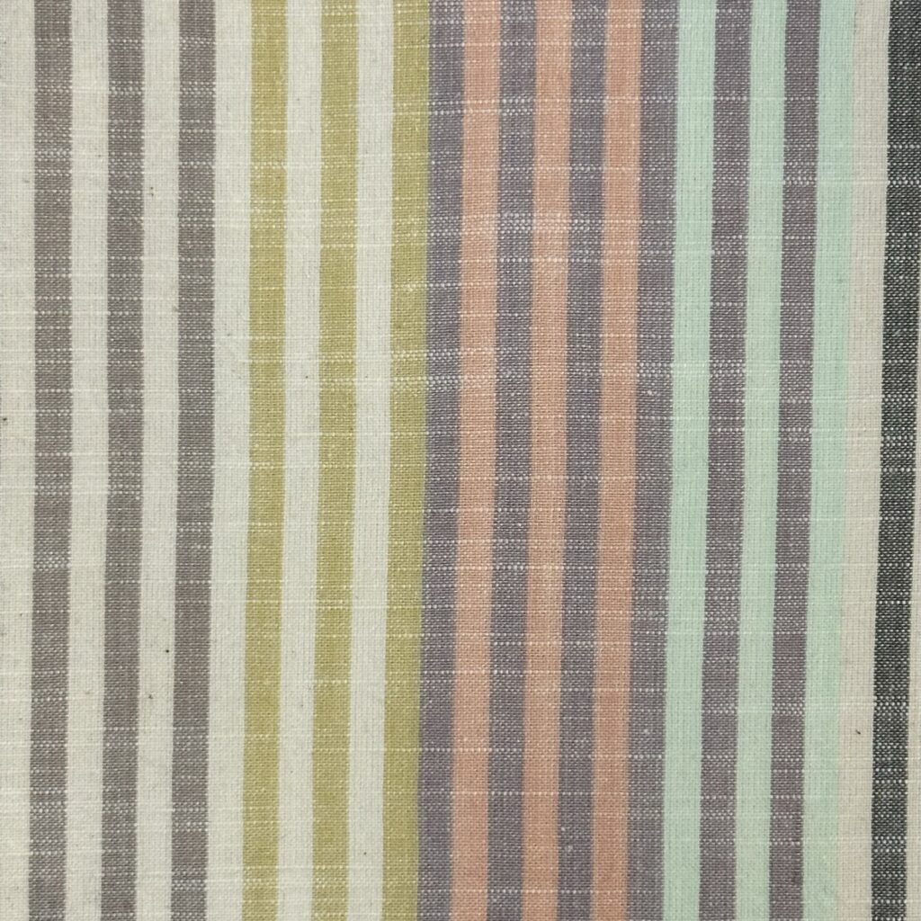 Diamond Textiles: Cabana Stripes in Celery